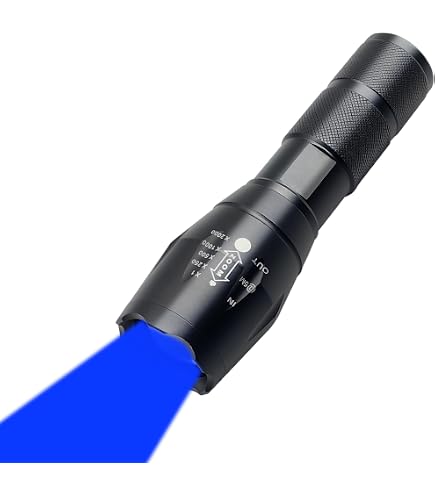 フリー・ソウル・キリンジRedlight & Bluelight Edition WAYLLSHINE (Pack of 3 Single Mode Blue Light Flashlight, 1 Mode